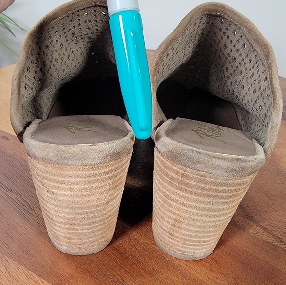 Rebels Western Heeled Booties Mules Slip on Size 8 - Picture 14 of 17